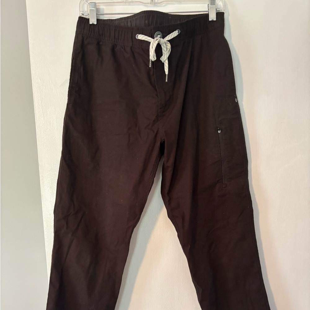 Vuori mens Ripstop pants, dark brown, size medium, worn a few times, like new